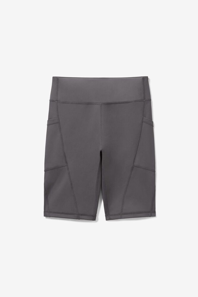 Fila Super Charged Bike Shorts Grey - Womens - 57619DZRA